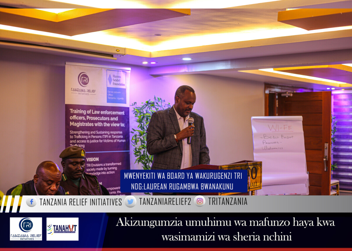 Ndg Laurean Rugambwa Bwanakunu akizungumzia na wasimamizi wa sheria nchini